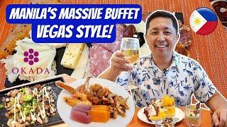 5 STAR LUXURY OKADA HOTEL  BEST BUFFET I've ever had at the Medley Buffet Manila Philippines!