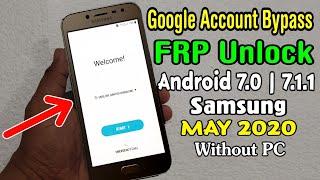 All Samsung ANDROID 7.0 | 7.1.1 FRP Unlock/ Google Account Bypass 2020 (Without PC)