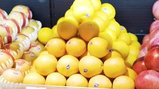 Footage Fruits in supermarket #stockfruit #footagefree