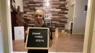 Gimme Three Steps line dance -  TEACH VIDEO