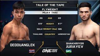 DEDDUAGLEK (THAILAND) VS  SHAKHRIYOR JURAEV (UZBEKISTAN)