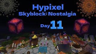 Grinding for Wolf 9 - (Skyblock: Nostalgia Day 11)