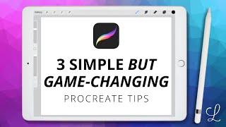 3 Simple (but Game-Changing) Procreate Lettering Tips #procreatelettering #procreatetutorial