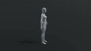 FREE Female Body Base Mesh 3D Model