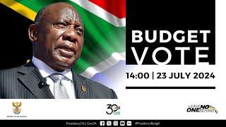 Presidency Budget Vote