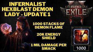 PoE 2 - Hexblast Infernalist Demon Lady Update