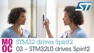 STM32 drives Spirit2 - 3 STM32L0 drives Spirit2 lab