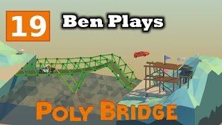 Poly Bridge 19 - Triple Split and Hydraulic Jump