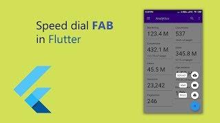 Speed dial FAB in Flutter