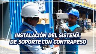 FACIL Y SENCILLO - Instalación del SISTEMA DE SOPORTE CON CONTRAPESO