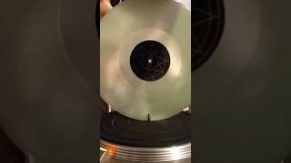 Literally spinning wax: Slipknot "Iowa" edition.