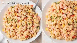 Creamy Shrimp Pasta Salad - Shrimp Macaroni Salad