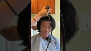 Shaving my brother's head ‍ #shorts