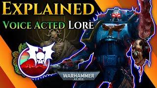 Talos - The Night Lords Trilogy explained - Voice Acted 40k Lore - Entire Character @TalesOfTerraVA