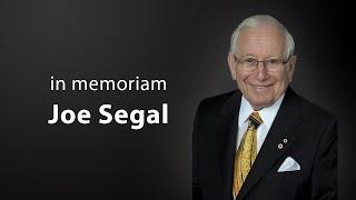 in memoriam - Joe Segal