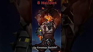 Top 8 Counters Of Terizla | #mlbb #mlbbshorts #ytshorts #gamingvideos