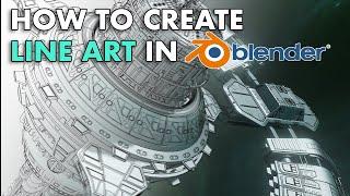 How to Create Line Art in Blender