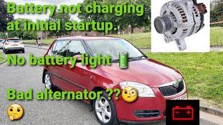 Audi/VW/Skoda/Seat battery not charging at initial start up. (1.4 TDI) (alternator testing)