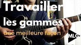 Une meilleure façon d'apprendre les gammes à la guitare (+ musicale et + logique)