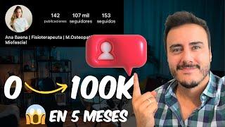 Ganó 100K seguidores en 5 meses en INSTAGRAM | Sin Gastar DINERO 2025