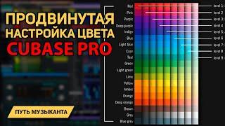 НАСТРОЙКА ЦВЕТА В ПРОЕКТЕ - CUBASE 11 PRO