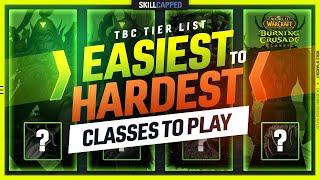 EASIEST to HARDEST Classes to Play in TBC TIER LIST