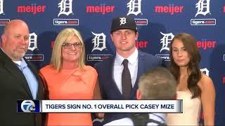 Tigers sign, introduce Casey Mize, No. 1 overall pick of 2018 MLB Draft