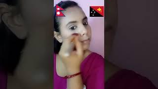 Papua New genie vs neple makeup challenge ll #shorts #ytshorts #papuanewgenieiplmatchneple