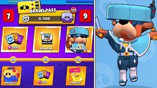 UNLOCKING the Whole BRAWL PASS and I Get COLONEL RUFFS & More! Brawl Stars