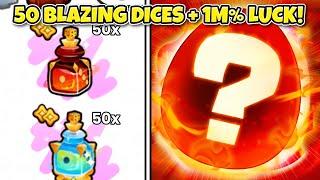 Blazing Dice gives BROKEN Luck in Pets Go NEW Update?!