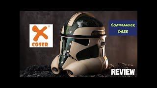 Xcoser Star Wars The Clone Wars Commander Gree Phase II Helmet Unboxing & Review #commandergree