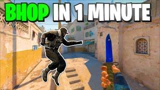 How To BHOP CS2 (Bhop Tutorial in 1 Minute) | Counter-Strike 2