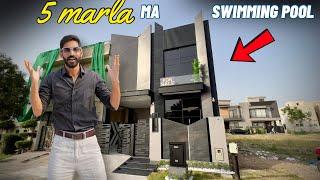 5 Marla House with Infinity Swimming Pool for sale in DHA Lahore