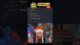 ADVIENTO JAVASCRIPT Día 5/24 | Operador Ternario