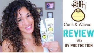 Sun Bum Curly and Wavy Hair Product Review - Protect Your Curly Hair From The Sun.