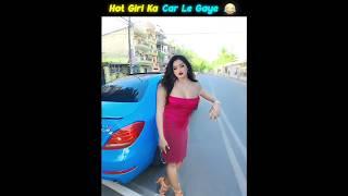 Hot Girl Ki Car Le Gaye  Crazy Police Without Helmet | Super Bike Zx10r