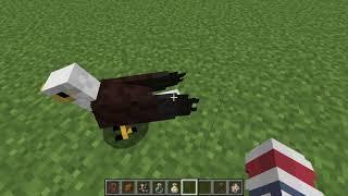 Alex's Mobs bald eagle taming