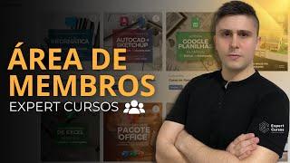 Por dentro da Área de Membros Expert Cursos