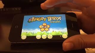 Old Angry Birds Versions On iPhone 4S iOS 6.0 (Extended)