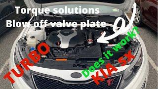 2015 Kia sx blow off valve, Torque solutions blow off valve plate review. Kia sx turbo sound