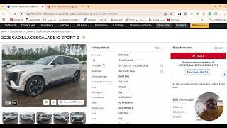 سعيد الحظاللي ربح اكثرمن 100 الف دولارواشتري الكاديلاك الكهربائيهمن مزاد كوبارت الامريكي#copart