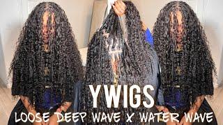 Bora Bora Braids ‼️SUPER FULL |  I mixed 2 Curl Patterns and THIS HAPPENED! Ft. YWIGS