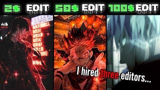 I Paid 3 Editors on Fiverr to Make Me A Jujutsu Kaisen Edit