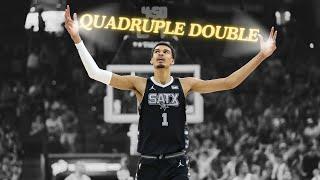 Bisakah Wemby Mencetak Quadruple Double Di Masa Depan?