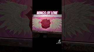 #theinfinityrose #rose #wings #painting #3d #texture #painting #canvas #romance #expression #art