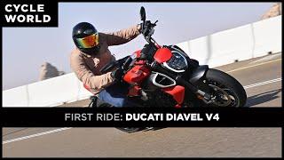 Is Ducati's 168HP Diavel V4 a Cruiser or Not? 2023 Diavel V4 First Ride