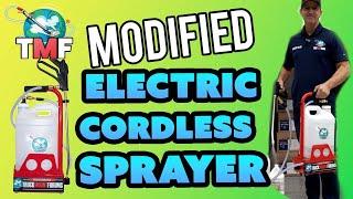 Modified Battery Sprayer For Upholstery, Carpets, Tile & Grout and Deodorizing