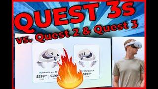 Quest 3s - "should I buy Quest 3s?"  Compare With Quest 2 and Quest 3 - Deep-Dive In 10 Minutes