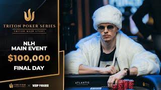  $3,850,000 for 1st! FINAL TABLE NLH Main Event | Triton Poker Series X WSOP Paradise 2024