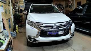 Mitsubishi Pajero Sport. Из бюджета в топ. Биксенон взамен бигалогену.